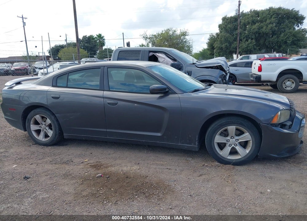 2013 DODGE CHARGER SE VIN: 2C3CDXBG5DH737494