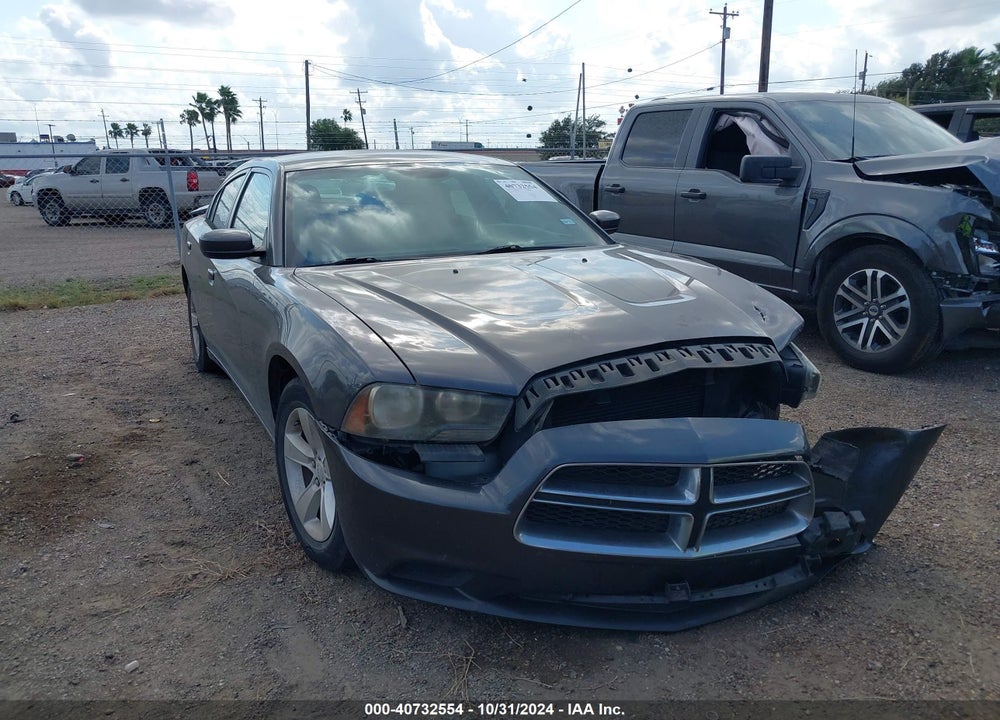 2013 DODGE CHARGER SE VIN: 2C3CDXBG5DH737494