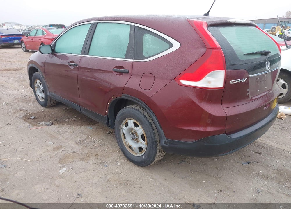 2012 HONDA CR-V LX VIN: 5J6RM4H38CL023685