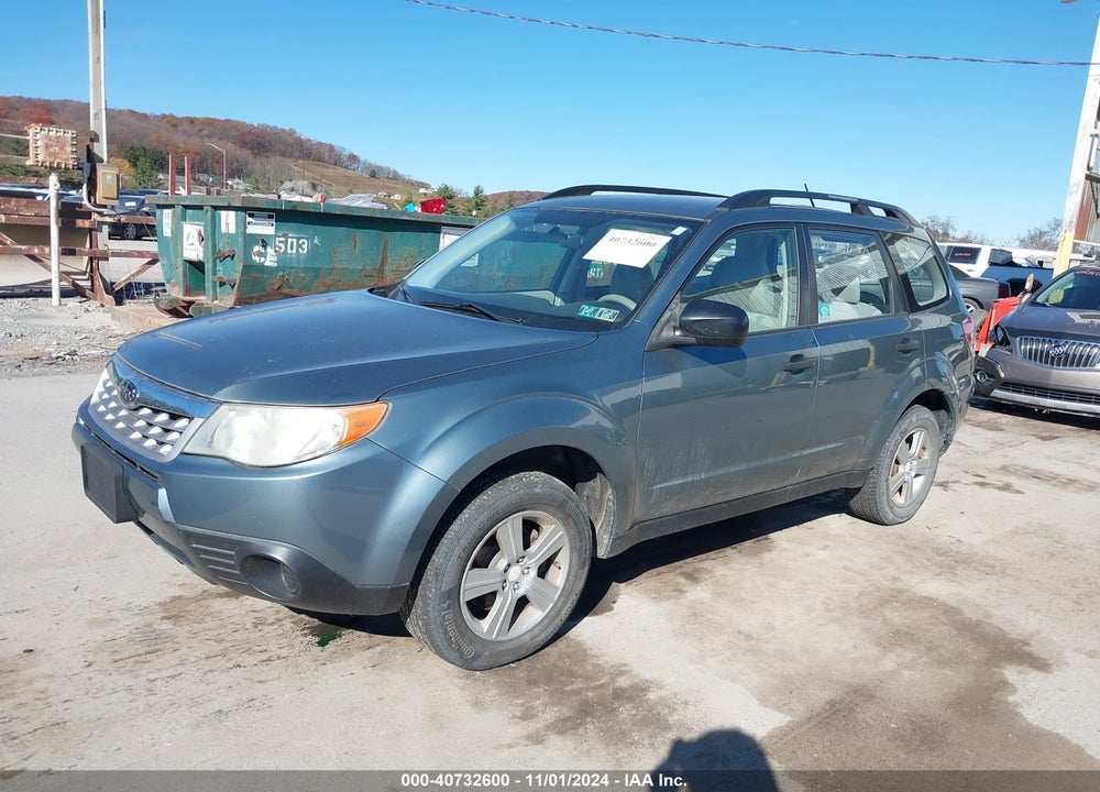 2011 SUBARU FORESTER 2.5X VIN: JF2SHABCXBH779850