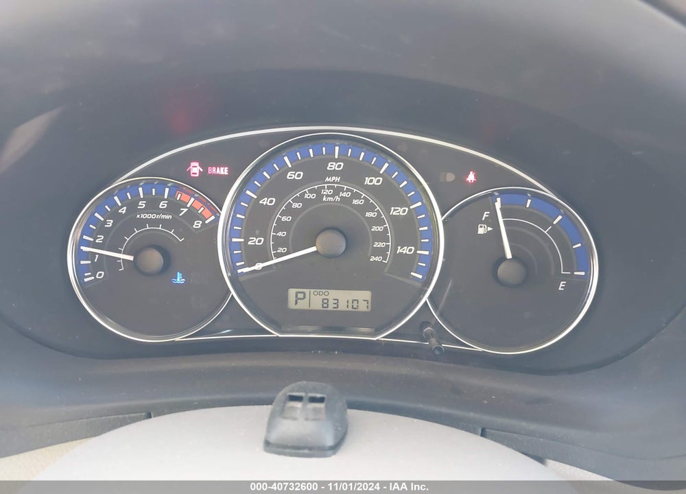2011 SUBARU FORESTER 2.5X VIN: JF2SHABCXBH779850
