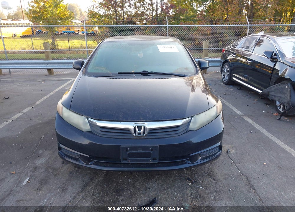 2012 HONDA CIVIC EX VIN: 2HGFB2F81CH570720