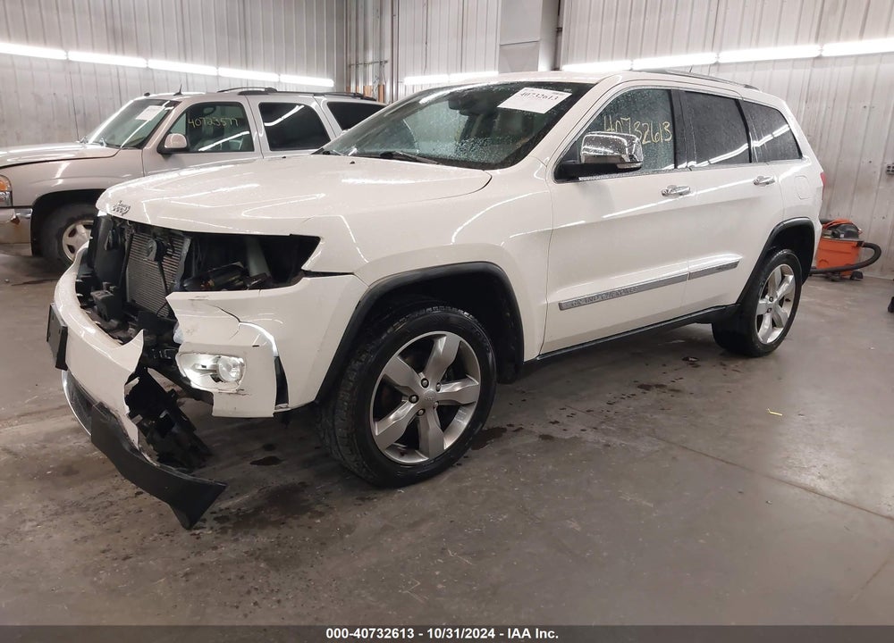 2012 JEEP GRAND CHEROKEE OVERLAND VIN: 1C4RJFCG3CC132883
