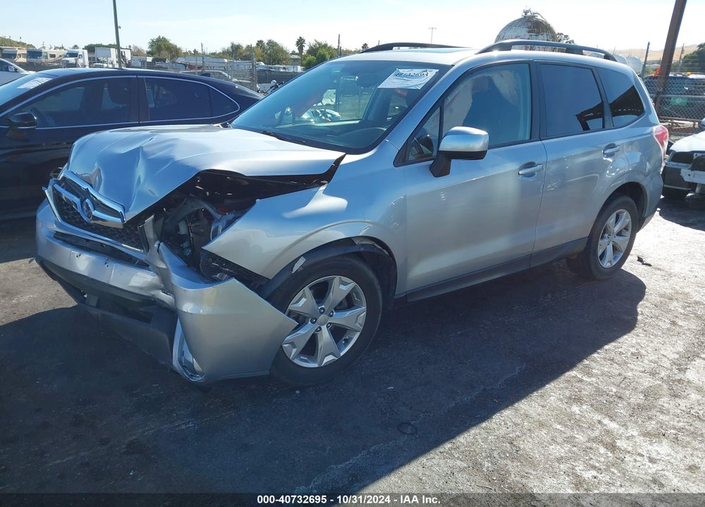 2015 SUBARU FORESTER 2.5I PREMIUM VIN: JF2SJADC8FH571666