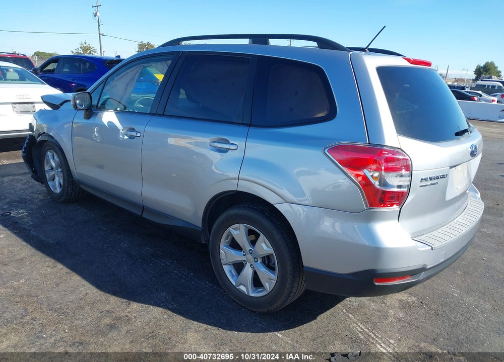 2015 SUBARU FORESTER 2.5I PREMIUM VIN: JF2SJADC8FH571666