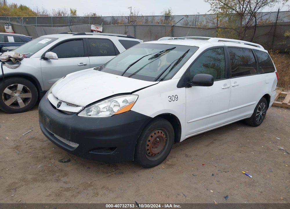 2009 TOYOTA SIENNA LE VIN: 5TDZK23C49S249379