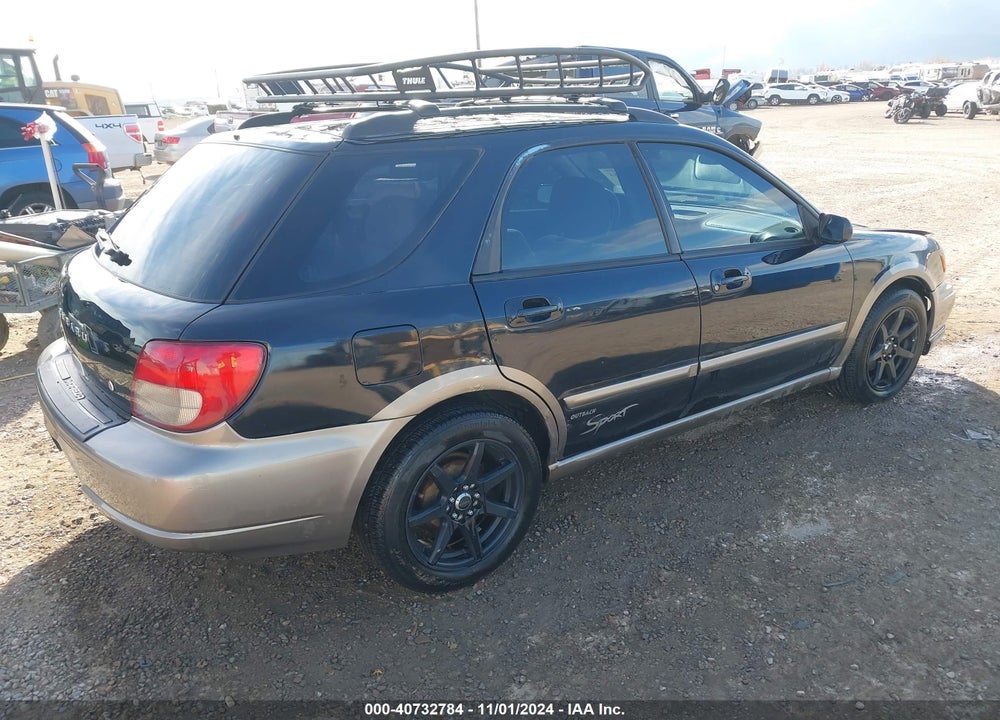 2002 SUBARU IMPREZA OUTBACK SPORT VIN: JF1GG68552G821964