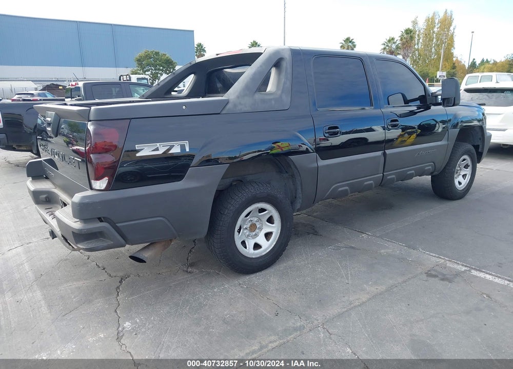 2003 CHEVROLET AVALANCHE 1500 VIN: 3GNEK13T73G299165