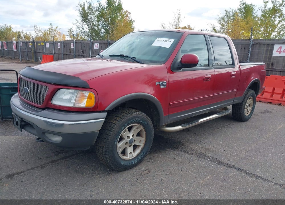 2002 FORD F-150 LARIAT/XLT VIN: 1FTRW08L12KB72470