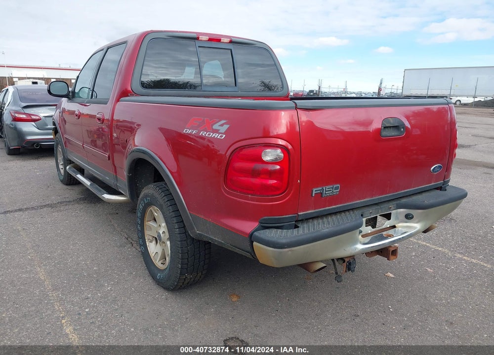 2002 FORD F-150 LARIAT/XLT VIN: 1FTRW08L12KB72470