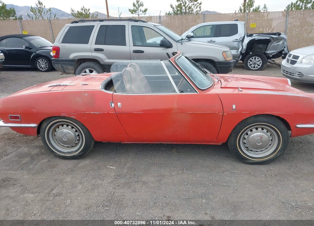1971 FIAT 124 SPIDER VIN: 100GBS10099967