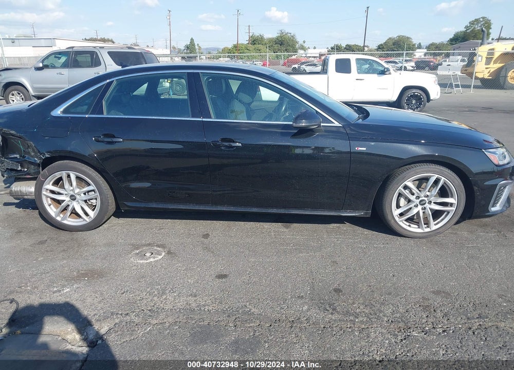 2023 AUDI A4 PREMIUM 45 TFSI S LINE QUATTRO S TRONIC VIN: WAUDAAF47PN007889