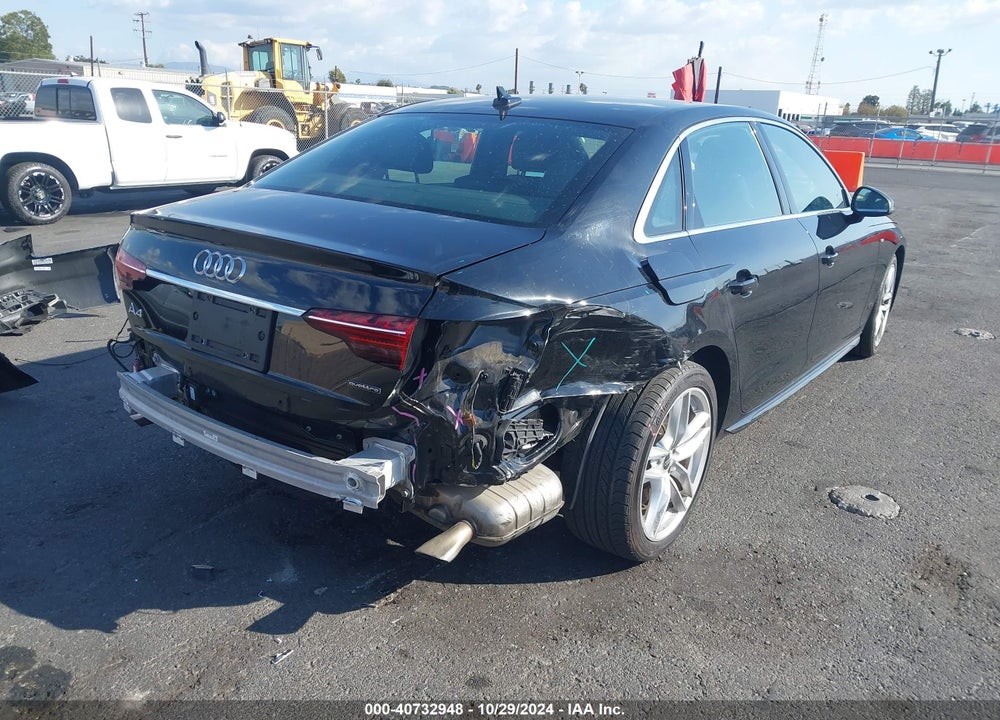 2023 AUDI A4 PREMIUM 45 TFSI S LINE QUATTRO S TRONIC VIN: WAUDAAF47PN007889