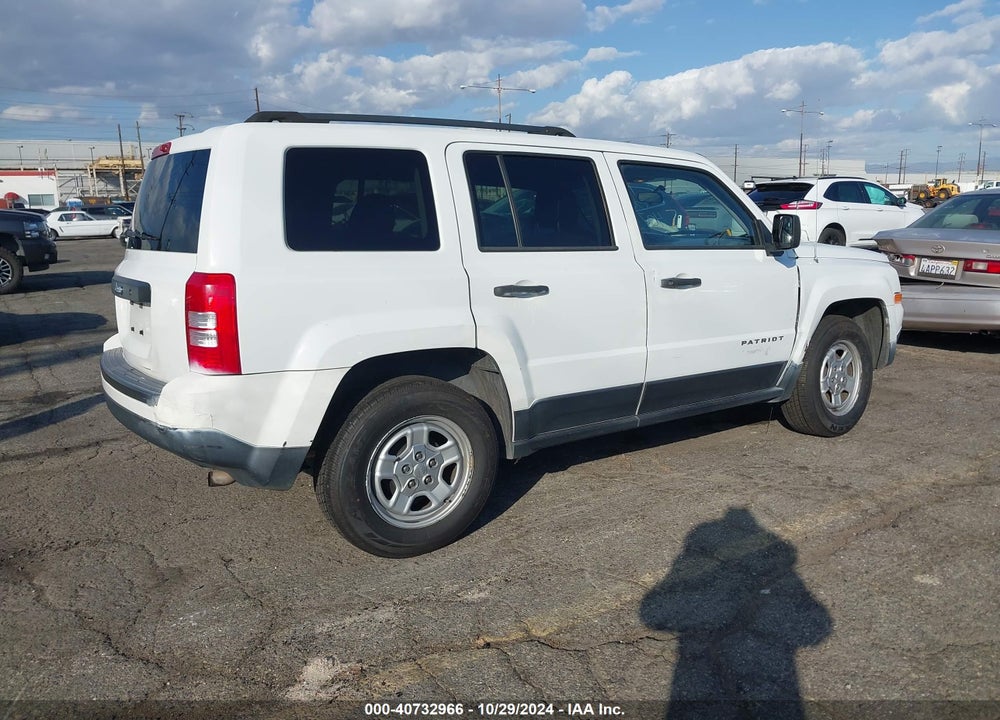 2014 JEEP PATRIOT SPORT VIN: 1C4NJPBBXED793771
