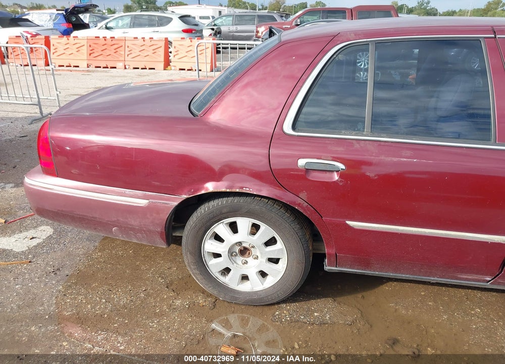 2004 MERCURY GRAND MARQUIS LS VIN: 2MEFM75W54X650842