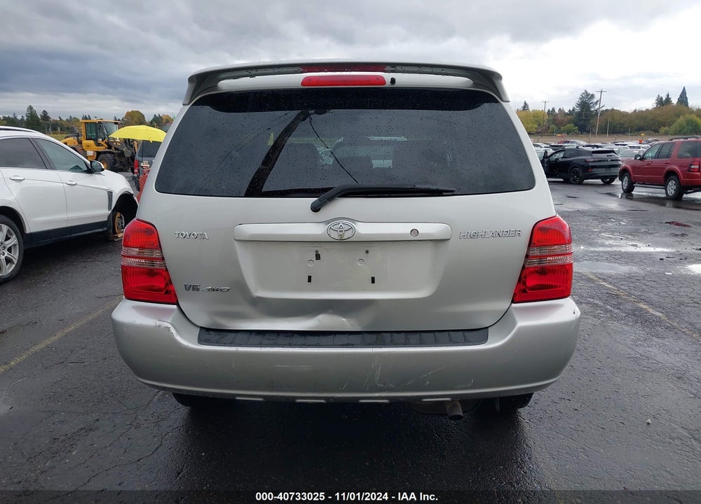 2003 TOYOTA HIGHLANDER LIMITED V6 VIN: JTEHF21A630146732