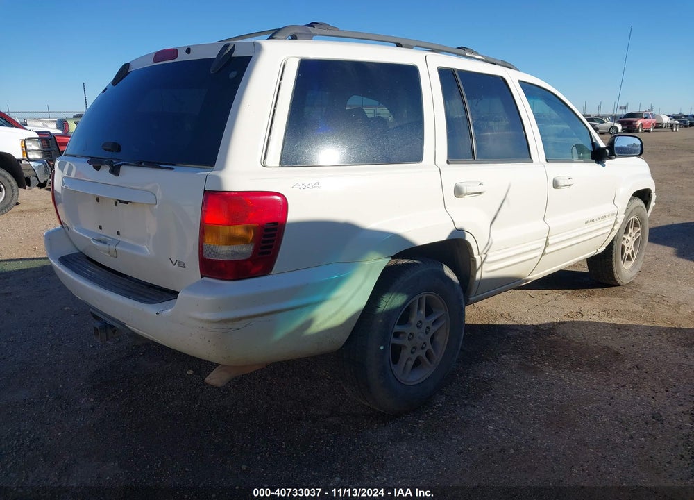 2000 JEEP GRAND CHEROKEE LIMITED VIN: 1J4GW58NXYC282128
