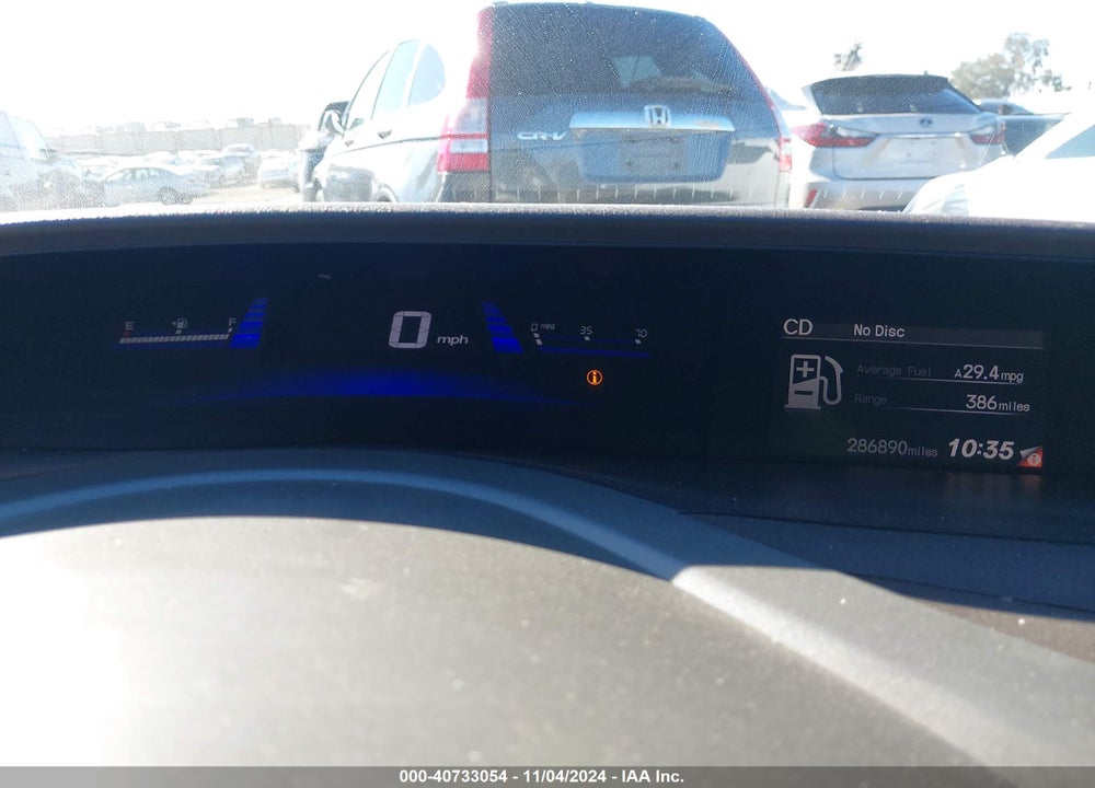 2012 HONDA CIVIC HF VIN: 2HGFB2F69CH320320