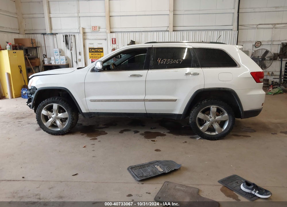 2013 JEEP GRAND CHEROKEE OVERLAND VIN: 1C4RJFCG6DC606956