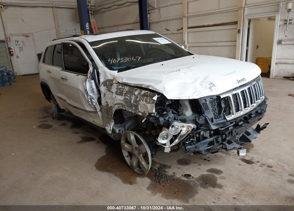 2013 JEEP GRAND CHEROKEE OVERLAND VIN: 1C4RJFCG6DC606956