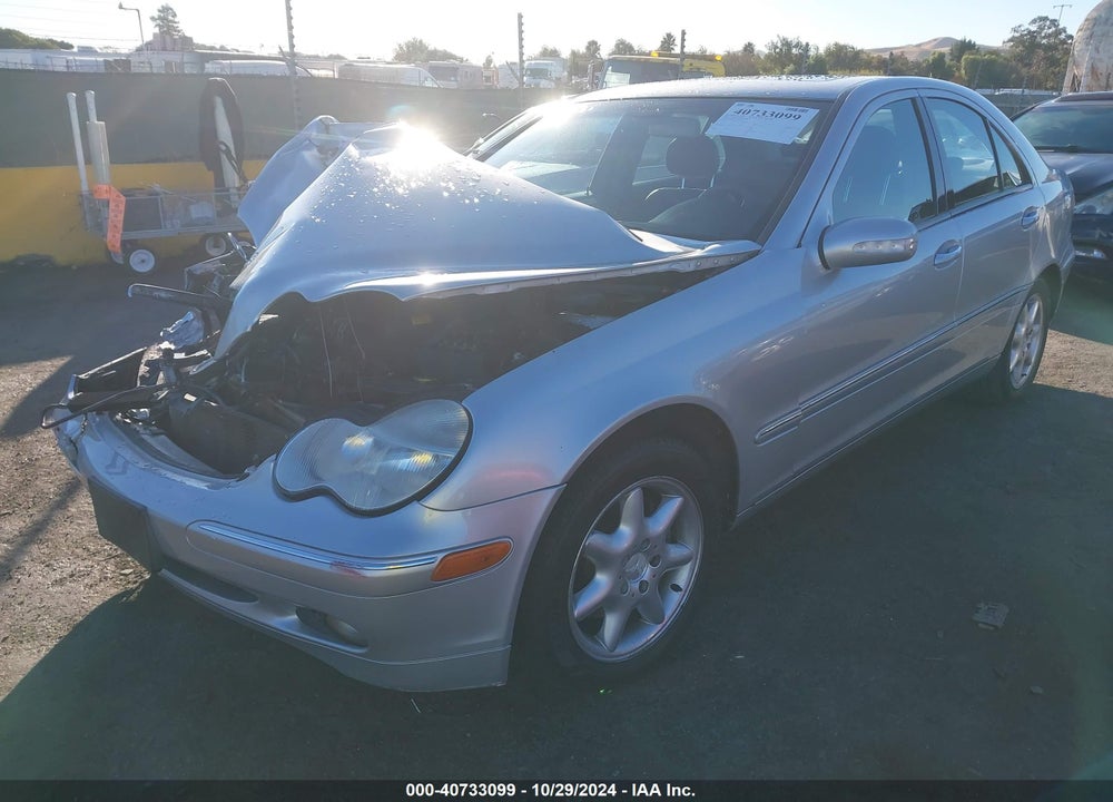 2001 MERCEDES-BENZ C 320 VIN: WDBRF64J31F055633