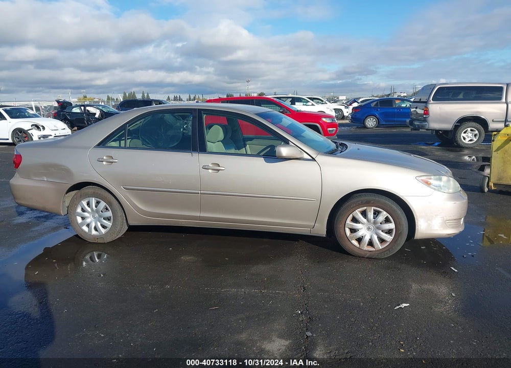 2005 TOYOTA CAMRY LE VIN: 4T1BE30K15U412551