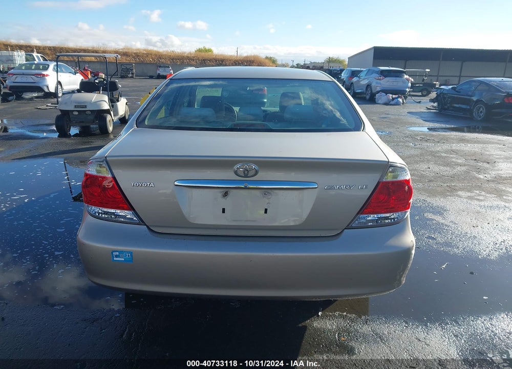 2005 TOYOTA CAMRY LE VIN: 4T1BE30K15U412551