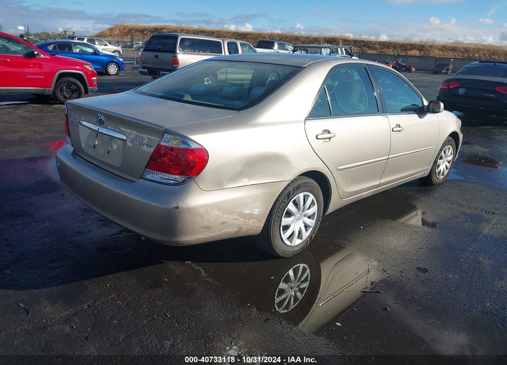 2005 TOYOTA CAMRY LE VIN: 4T1BE30K15U412551