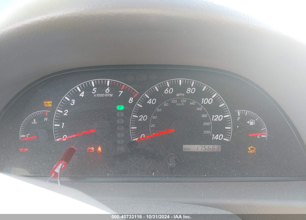 2005 TOYOTA CAMRY LE VIN: 4T1BE30K15U412551