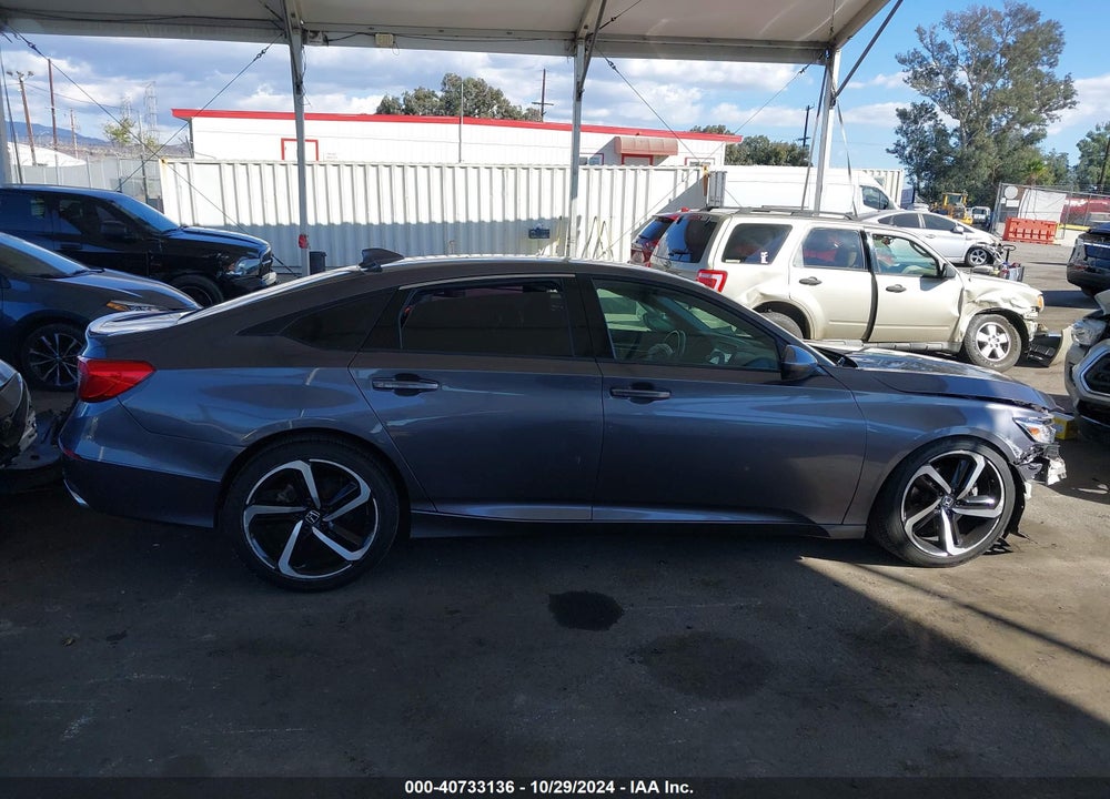 2018 HONDA ACCORD SPORT VIN: 1HGCV1E34JA034558
