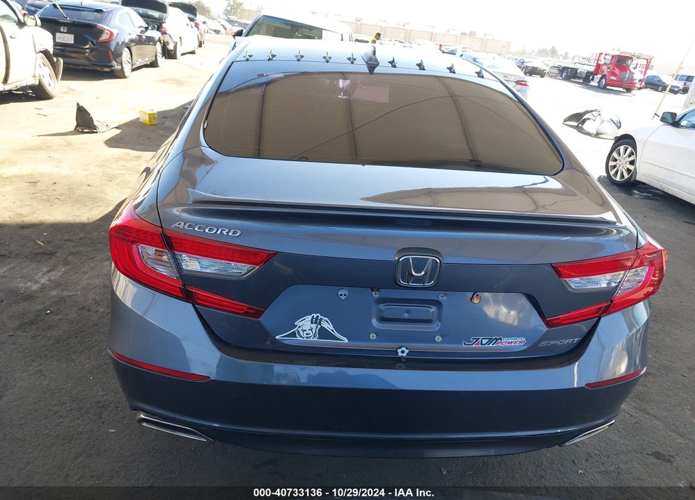 2018 HONDA ACCORD SPORT VIN: 1HGCV1E34JA034558