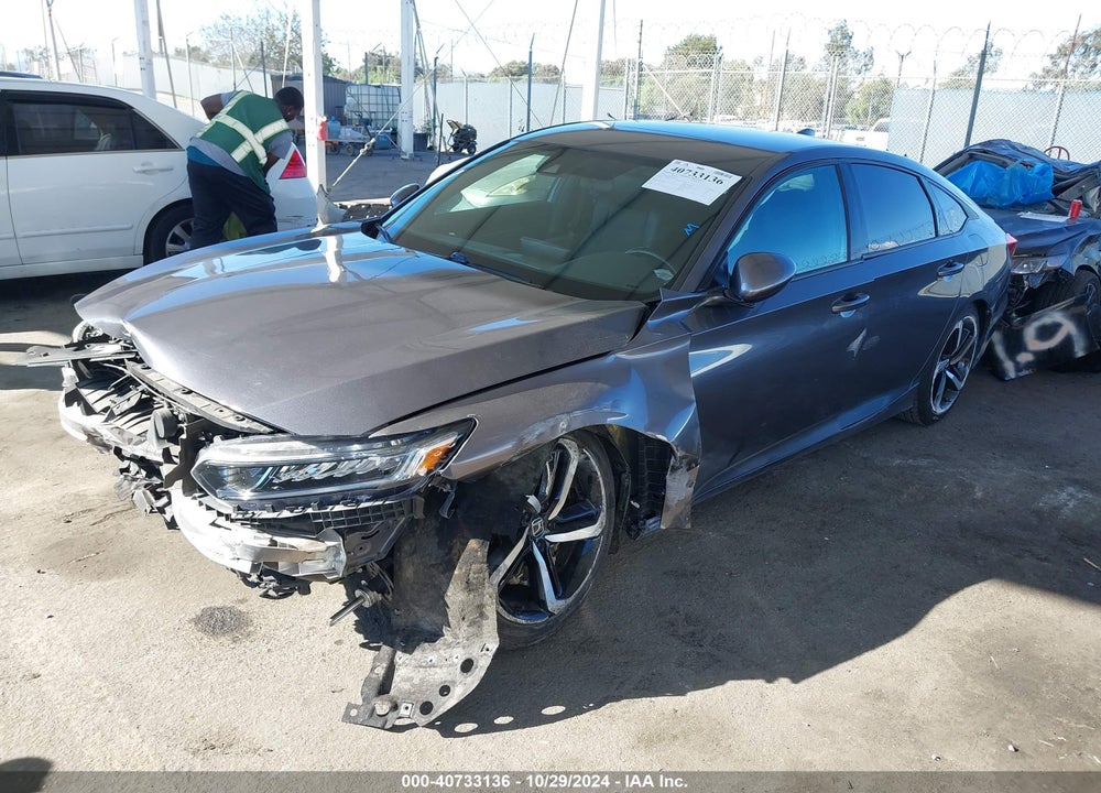 2018 HONDA ACCORD SPORT VIN: 1HGCV1E34JA034558
