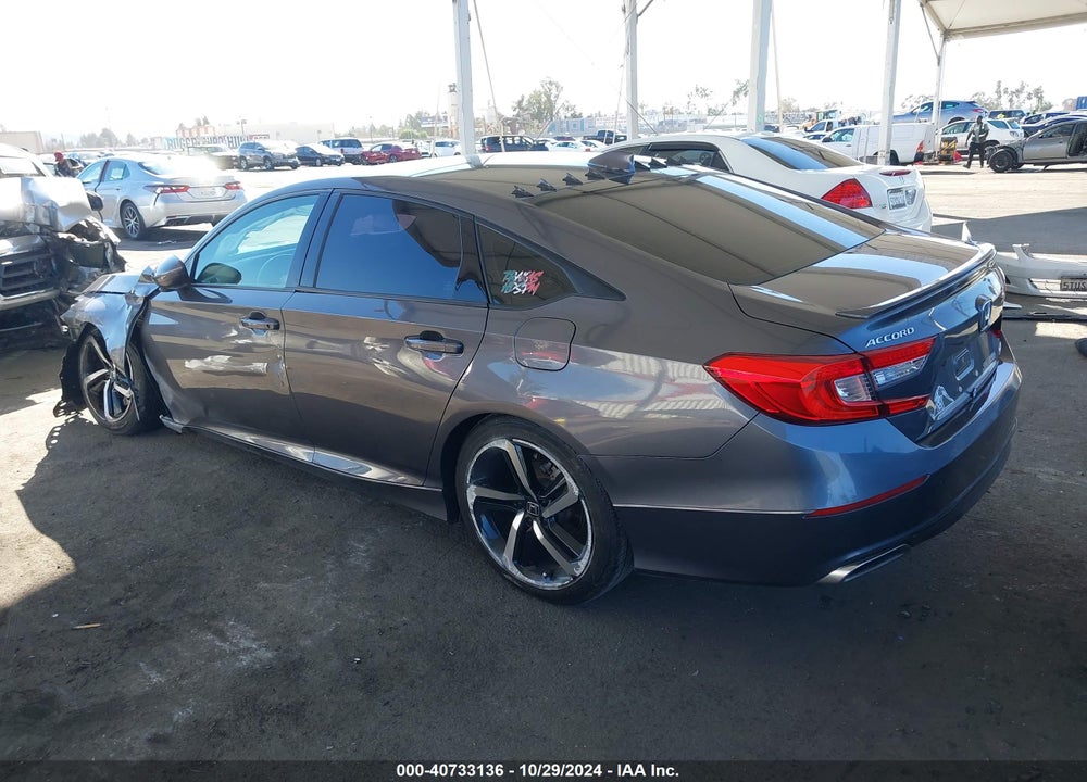 2018 HONDA ACCORD SPORT VIN: 1HGCV1E34JA034558