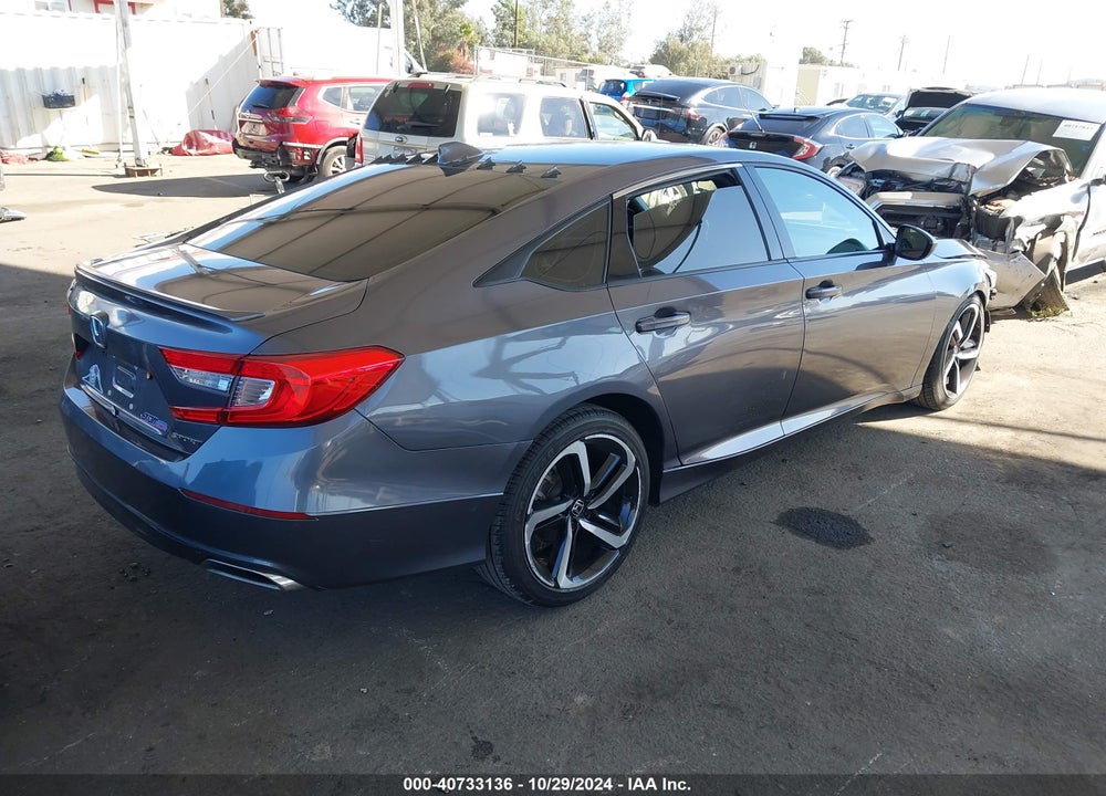 2018 HONDA ACCORD SPORT VIN: 1HGCV1E34JA034558