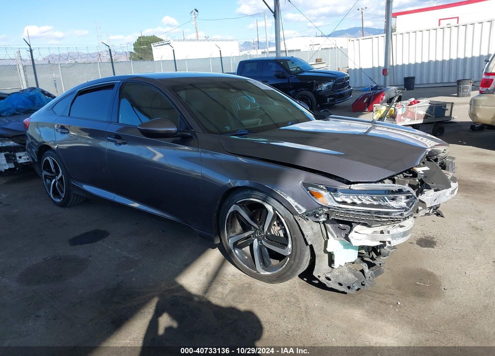 2018 HONDA ACCORD SPORT VIN: 1HGCV1E34JA034558