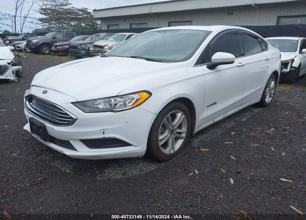 2018 FORD FUSION HYBRID VIN: 3FA6P0LU2JR116344