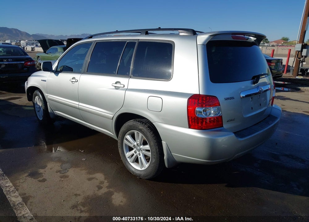 2007 TOYOTA HIGHLANDER HYBRID V6 VIN: JTEDW21A670022190