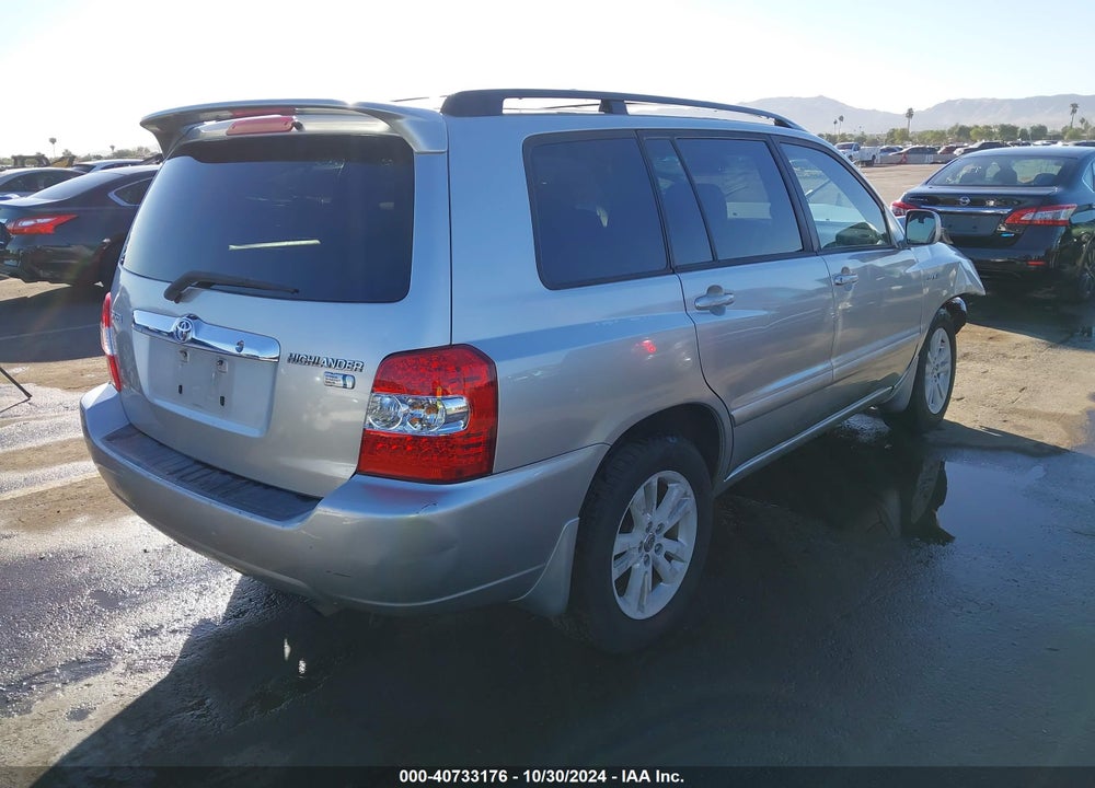 2007 TOYOTA HIGHLANDER HYBRID V6 VIN: JTEDW21A670022190