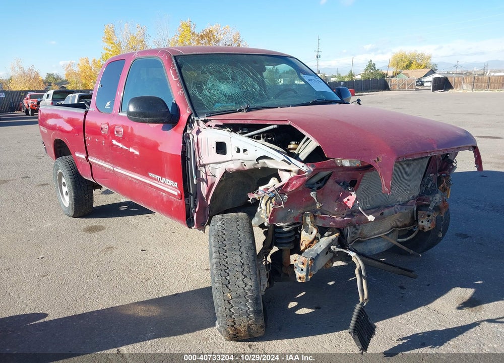 2001 TOYOTA TUNDRA LTD V8 VIN: 5TBBT48121S159128
