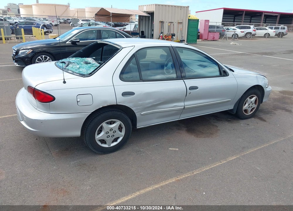 2001 CHEVROLET CAVALIER VIN: 1G1JC524617278086
