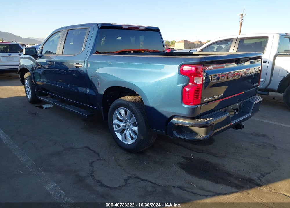 2022 CHEVROLET SILVERADO 1500 2WD SHORT BED CUSTOM VIN: 3GCPABEK2NG512024