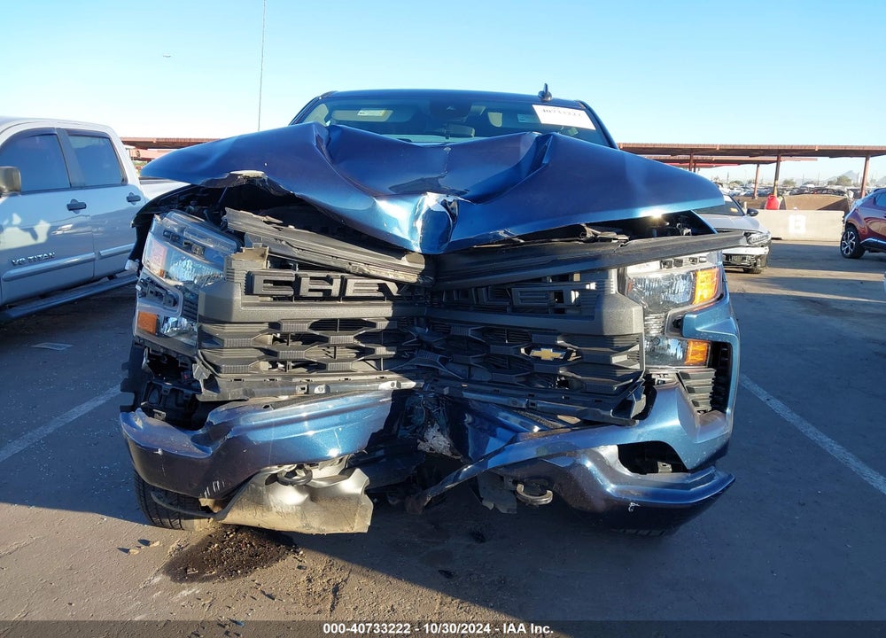 2022 CHEVROLET SILVERADO 1500 2WD SHORT BED CUSTOM VIN: 3GCPABEK2NG512024