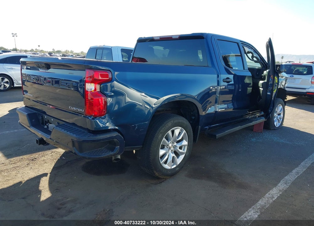 2022 CHEVROLET SILVERADO 1500 2WD SHORT BED CUSTOM VIN: 3GCPABEK2NG512024
