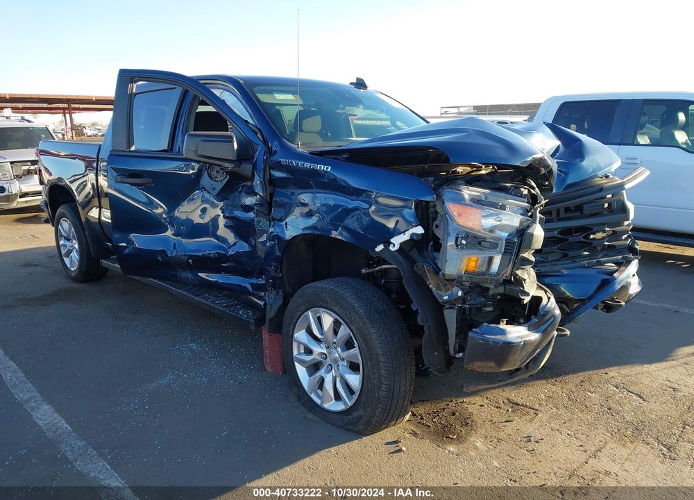 2022 CHEVROLET SILVERADO 1500 2WD SHORT BED CUSTOM VIN: 3GCPABEK2NG512024