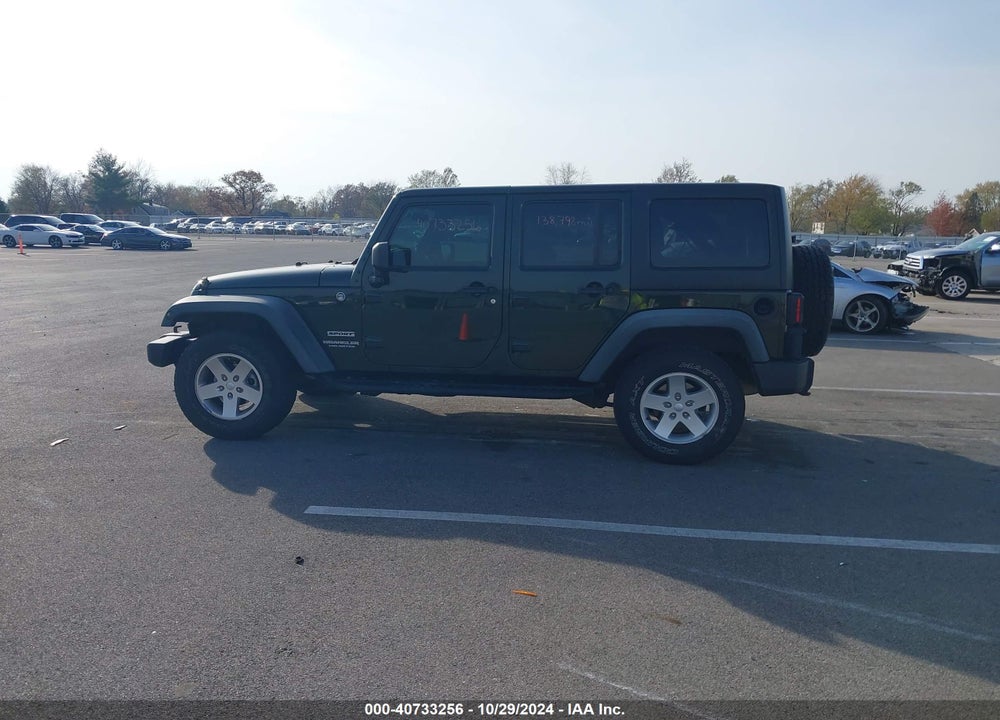 2011 JEEP WRANGLER UNLIMITED SPORT VIN: 1J4BA3H1XBL520979