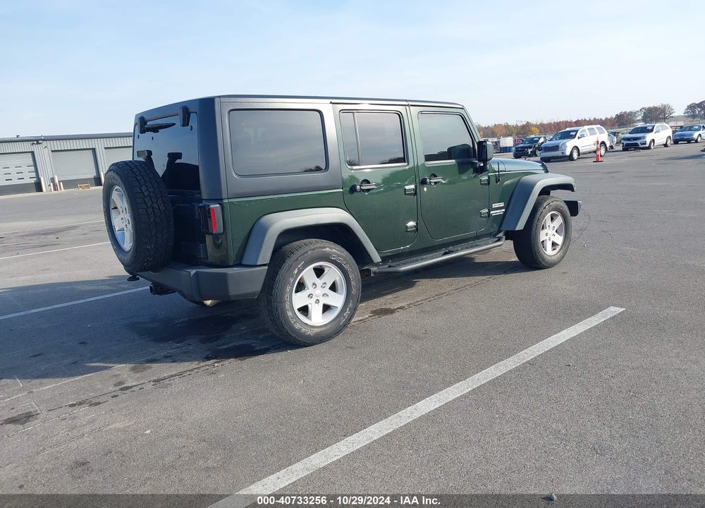2011 JEEP WRANGLER UNLIMITED SPORT VIN: 1J4BA3H1XBL520979