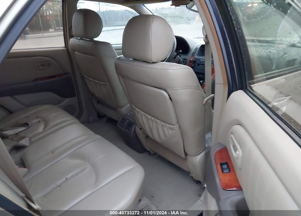 2000 LEXUS RX 300 VIN: JT6HF10UXY0122622