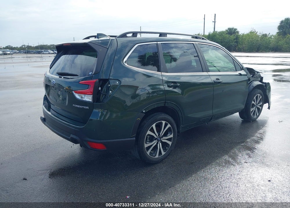 2022 SUBARU FORESTER LIMITED VIN: JF2SKAPC3NH503301