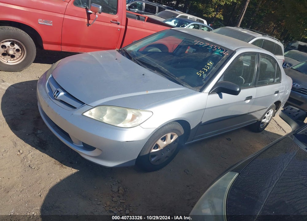 2004 HONDA CIVIC VP VIN: 2HGES16364H553598