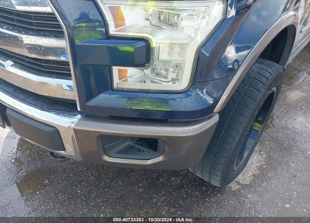 2015 FORD F-150 KING RANCH VIN: 1FTEW1EGXFFC06075